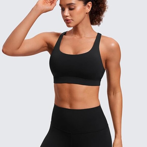 Other - Women's Strappy Sports Bras Fitness Workout Padded Yoga Top